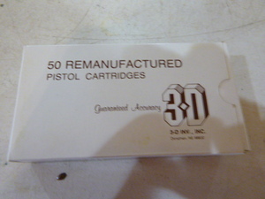 3-D 9mm Lugar Pistol Cartridges