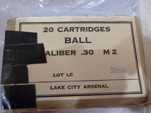 .30 Caliber Ball Cartridges