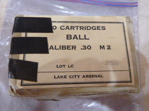 .30 Caliber Ball Cartridges