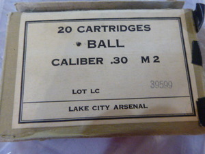.30 Caliber Ball Cartridges