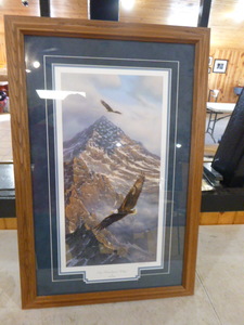 On Freedoms Wing Framed Print by Rick Kelley