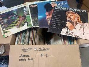 Lot of Approximately 95 Record Albums�