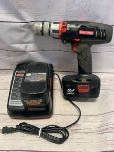 Craftsman 19.2 Volt Drill, Two Batteries, Charger�