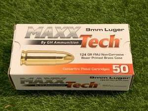 lot 1 image: 50 Rounds 9mm Ammo Ammunition