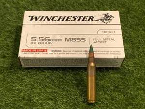 lot 25 image: 20 Rounds 5.56 Green Tip Ammo Ammunition