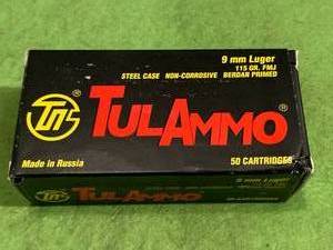 lot 35 image: 50 Rounds 9mm Ammo Ammunition