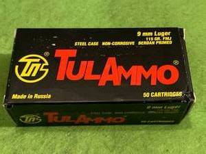 lot 36 image: 50 Rounds 9mm Ammo Ammunition
