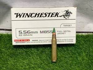 lot 69 image: 20 Rounds 5.56 Green Tip Ammo Ammunition