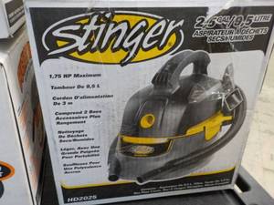 Stinger 2.5 Gallon 1.75 hp WetDry ...