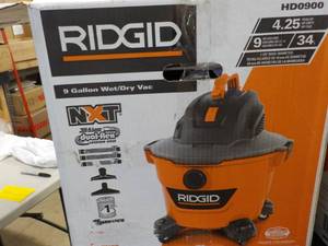 Rigid 4.5 hp 9 Gallon WetDry Vac ...