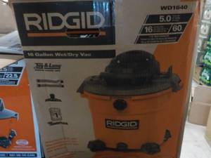 Rigid 5 Hp 16 Gallon WetDry Vac p...