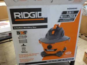 Rigid 3.5 hp 6 gallon WetDry Vac ...