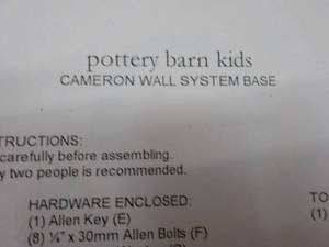 Pottery Barn Kids Cameron Wall syst...