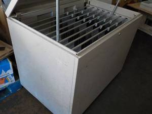 Drafting Metal Storage and Table on...