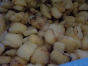 40 lb. Box Frozen Roasted Fuji appl...