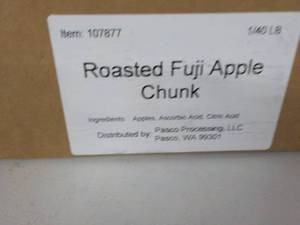 40 lb. Box Frozen Roasted Fuji appl...