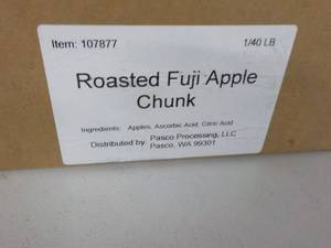 40 lb. Box Frozen Roasted Fuji appl...