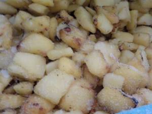 40 lb. Box Frozen Roasted Fuji appl...