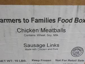 5 lb. Frozen Bag Chicken Meatballs ...