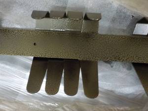 Lot of 4 Hammered Steel Wall Hooks...