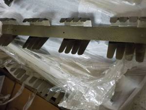 Lot of 4 Hammered Steel Wall Hooks...