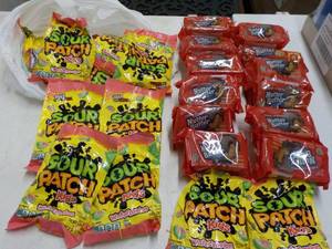 Nutter butter and sour Patch Kids ...
