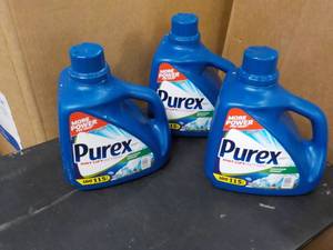 3 - 1.17 gallon Jugs Purex...