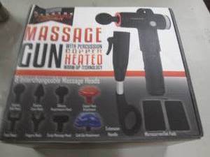 massage gun with copper heated tech...