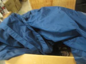 box of jackets,shirt, shoes and oth...