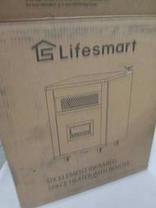 lifesmart infrared heater powers on...