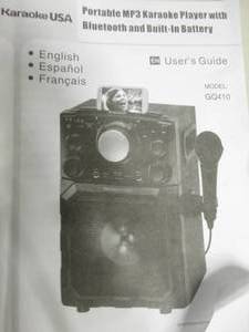 karaoke portable player with blueto...