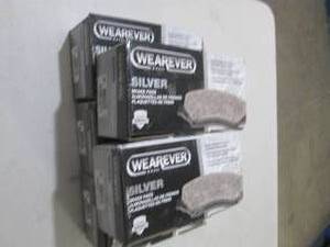wearever silver break pads 5 sets p...