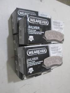 wearever silver break pads 5 sets p...
