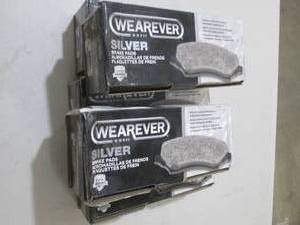 wearever silver break pads 5 sets p...