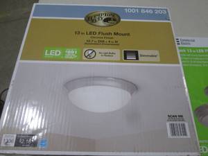 hampton bay 13 inch LED flush mount...