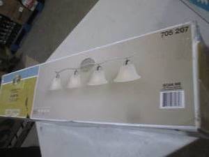 hampton bay 4-light vanity fixture ...