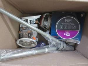 box of lighting and other misc ...