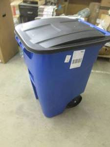 plastic garbage can looks complete...