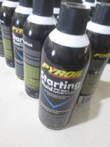 pyroil starting fluid 12-11 oz cans...