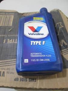 case of valvoline type f atf...