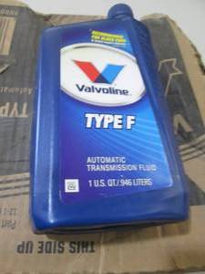 case of valvoline type f atf...