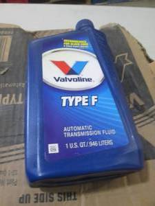 case of valvoline type f atf...