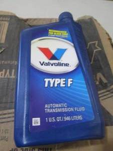 case of valvoline type f atf...
