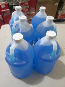 6-1 gallon jugs of xtreme blue wind...