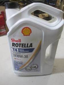 1 gallon of shell rotella 10w-30 ...