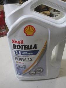 1 gallon of shell rotella 10w-30 ...