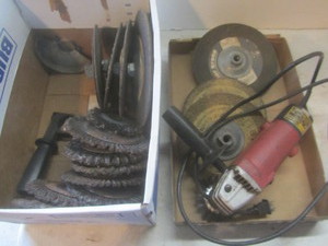 lot 419 image: Grinder, Wire & Cutting Wheels