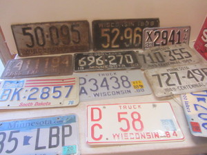 lot 469 image: Vintage License Plates