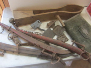 lot 479 image: Antique Buggy Step, Warmer