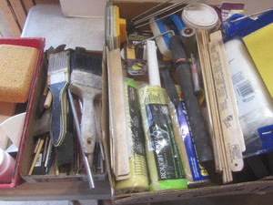 lot 486 image: Painting Supplies